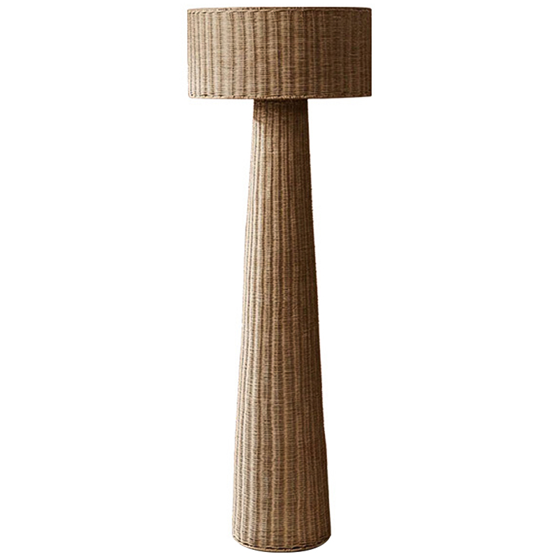 Торшер Wicker Furniture Poe Floor Lamp Коричневый Торшер Wicker Furniture Poe Floor Lamp Коричневый в Костроме | Loft Concept