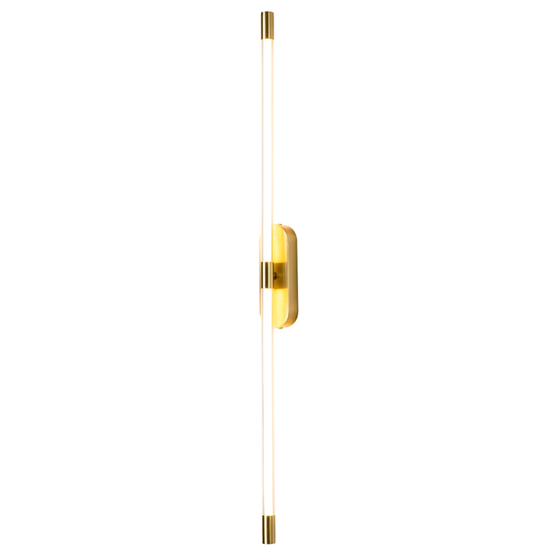 Бра Trumpet tube Double Золотое 80 см Золотой Белый Бра Trumpet tube Double Золотое 80 см Золотой Белый в Костроме | Loft Concept