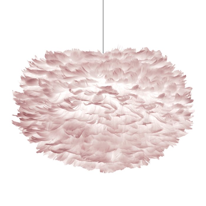 Люстра из перьев Plumage Pink Розовый пастельный Люстра из перьев Plumage Pink Розовый пастельный в Костроме | Loft Concept
