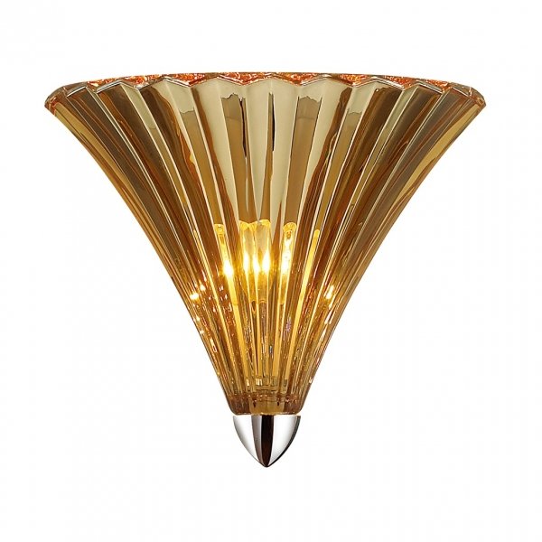 Бра Corsica Wall Lamp Amber Золотой Бра Corsica Wall Lamp Amber Золотой в Костроме | Loft Concept