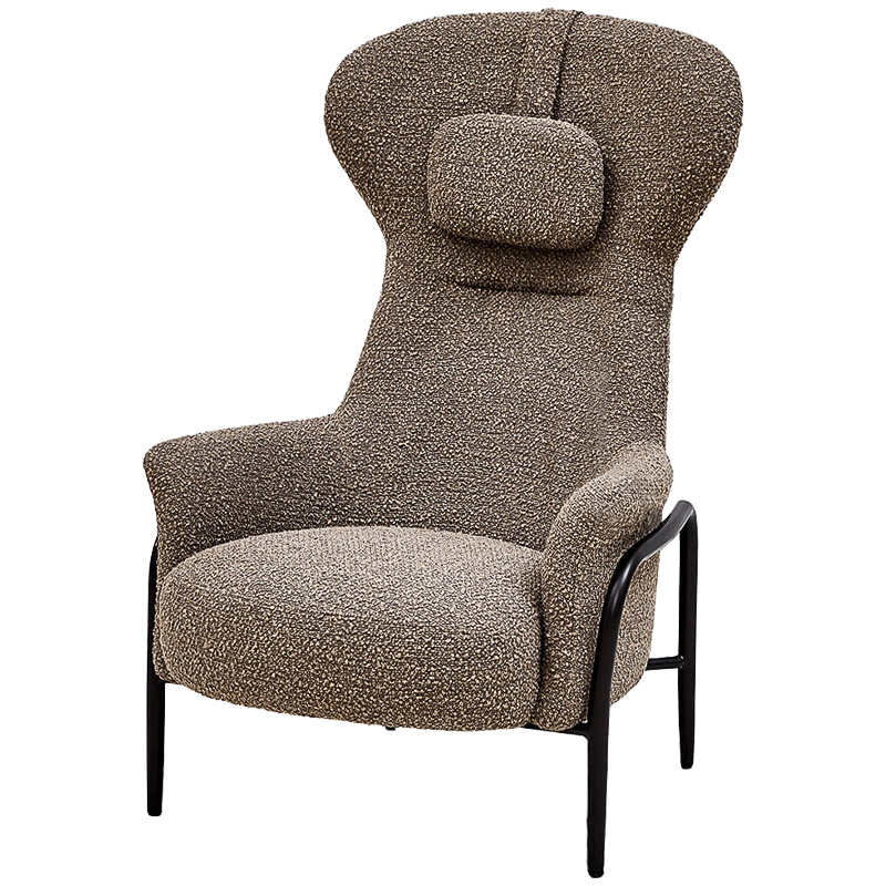 Кресло Alani Chair Черный Коричневый Кресло Alani Chair Черный Коричневый в Костроме | Loft Concept