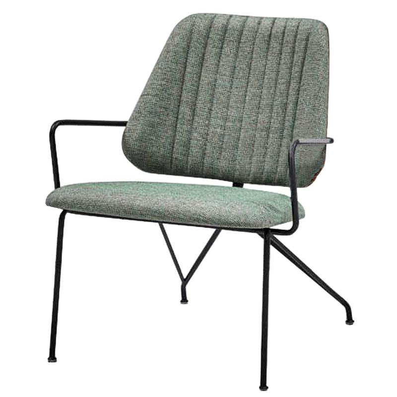 Кресло William Chair Черный Голубой пастельный Карамель Кресло William Chair Черный Голубой пастельный Карамель в Костроме | Loft Concept