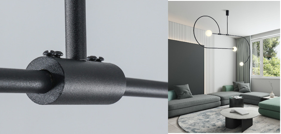 Люстра Fontana Amorosa Three Vortex Black Люстра Fontana Amorosa Three Vortex Black - Loft-Concept в Костроме