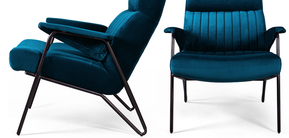 Кресло Solonar blue Кресло Solonar blue - Loft-Concept в Костроме