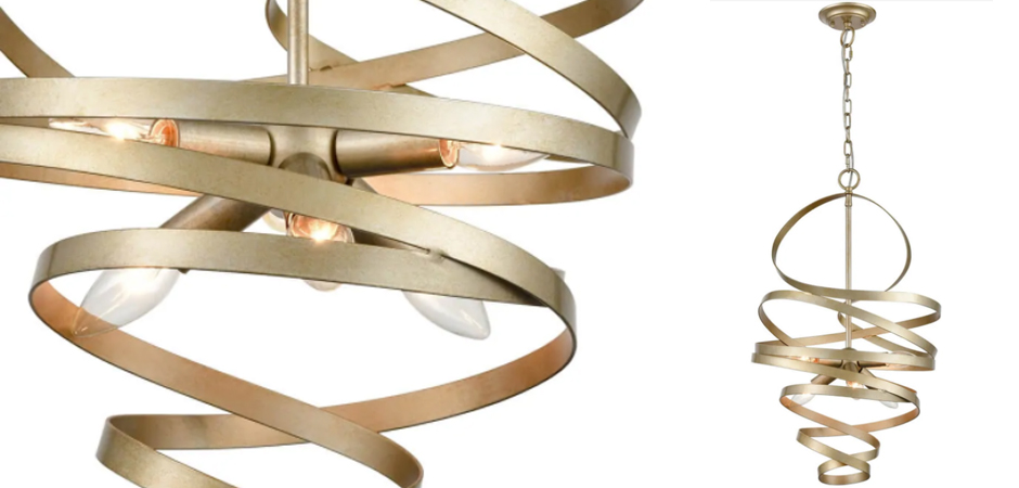 Люстра Metal Curly Ribbon Люстра Metal Curly Ribbon - Loft-Concept в Костроме