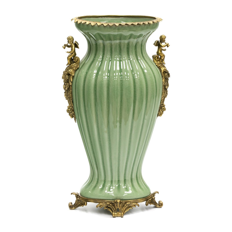 Ваза Bronze Angel Vase green Бронза Зеленый Ваза Bronze Angel Vase green Бронза Зеленый в Костроме | Loft Concept
