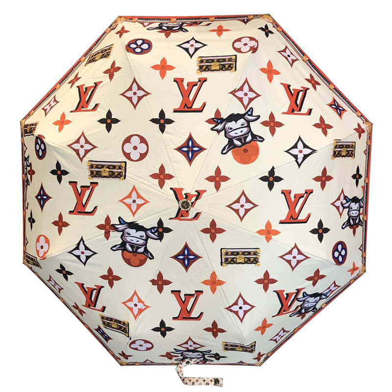 Зонт раскладной LOUIS VUITTON дизайн 005 Бежевый цвет Бежевый Оранжевый Зонт раскладной LOUIS VUITTON дизайн 005 Бежевый цвет Бежевый Оранжевый в Костроме | Loft Concept
