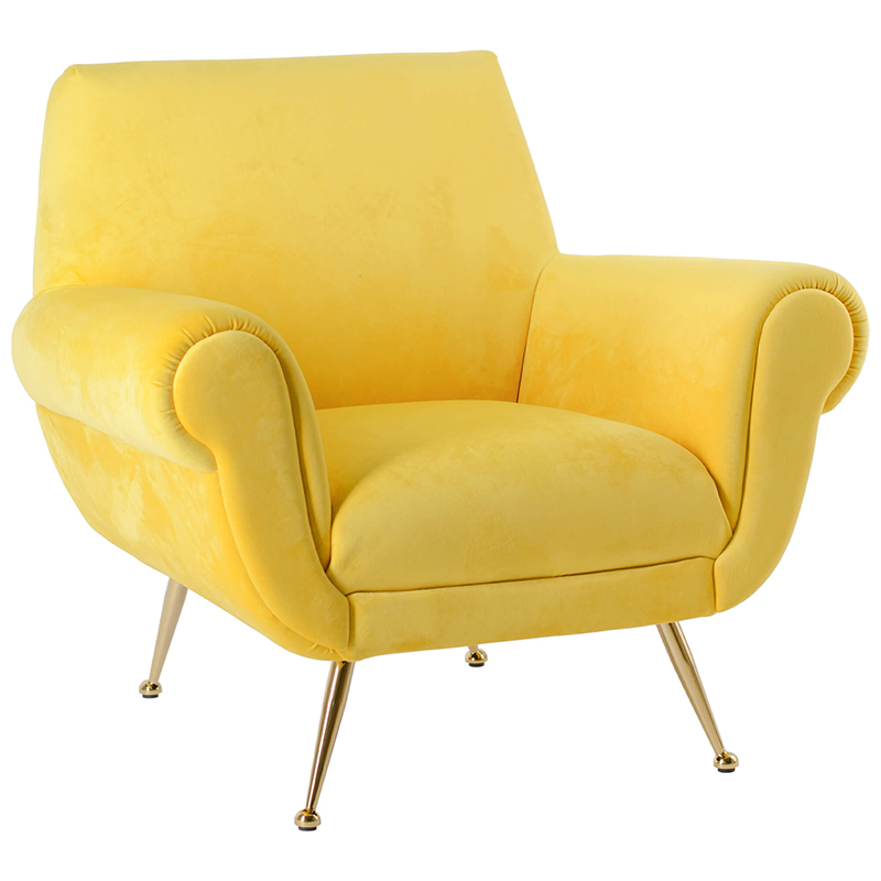 Кресло Lounge Chair Gigi Radice yellow Желтый Кресло Lounge Chair Gigi Radice yellow Желтый в Костроме | Loft Concept