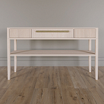 Дизайнерская Консоль с полкой и ящиком Primo Светлый дуб варинант исполнения - 1 | Loft Concept в Костроме