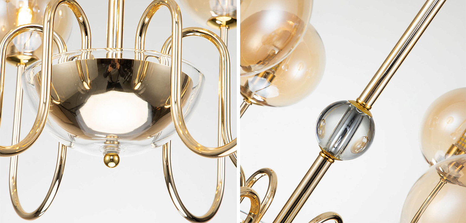 Люстра Sheiry Glass Ball Chandelier 6 Люстра Sheiry Glass Ball Chandelier 6 - Loft-Concept в Костроме