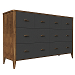 Комод из массива бука с 8-ю ящиками Tasteful Furniture варинант исполнения - 2 | Loft Concept в Костроме