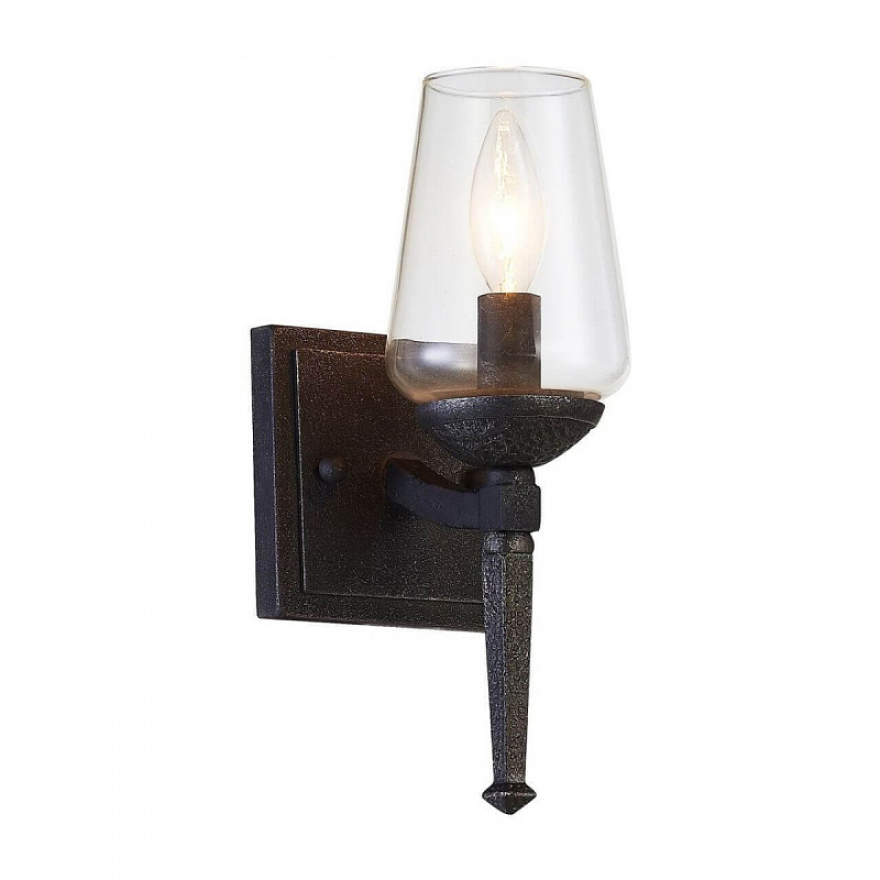 Бра Badoer Loft Sconces Черный Прозрачный Бра Badoer Loft Sconces Черный Прозрачный в Костроме | Loft Concept