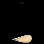 Подвесной светильник с белым тканевым плафоном в форме облака Crystal Cloud Junction варинант исполнения - 3 | Loft Concept в Костроме