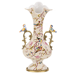 Ваза из фарфора с бронзовыми вставками Eden Garden варинант исполнения - 1 | Loft Concept в Костроме