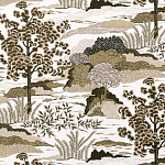 Ткань Velours landscape Beige пейзах N 1190 варинант исполнения - 2 | Loft Concept в Костроме