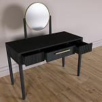 Туалетный Стол с зеркалом Primo Черный дуб варинант исполнения - 8 | Loft Concept в Костроме