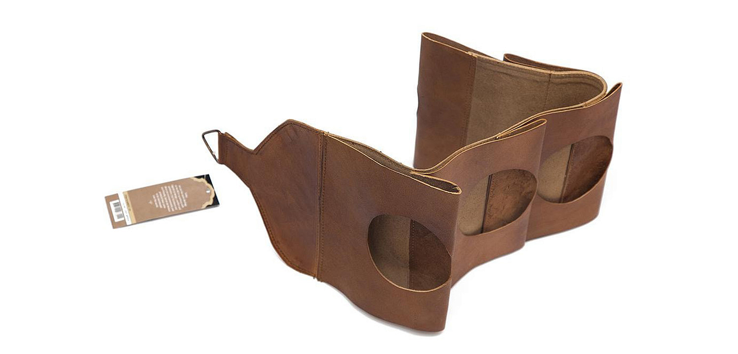 Бутылочница из кожи буйвола - Loft-Concept в Костроме