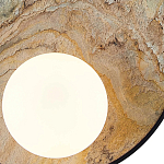 Бра круглое с каменным диском в металлической раме Sandstone Painting варинант исполнения - 3 | Loft Concept в Костроме