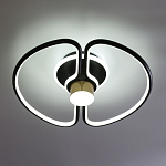 Потолочный светильник черного цвета круглой формы Luke Lampco Tracer Lamp варинант исполнения - 2 | Loft Concept в Костроме