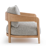 Кресло с каркасом из массива ясеня Deniaud Ash Grey Armchair варинант исполнения - 4 | Loft Concept в Костроме