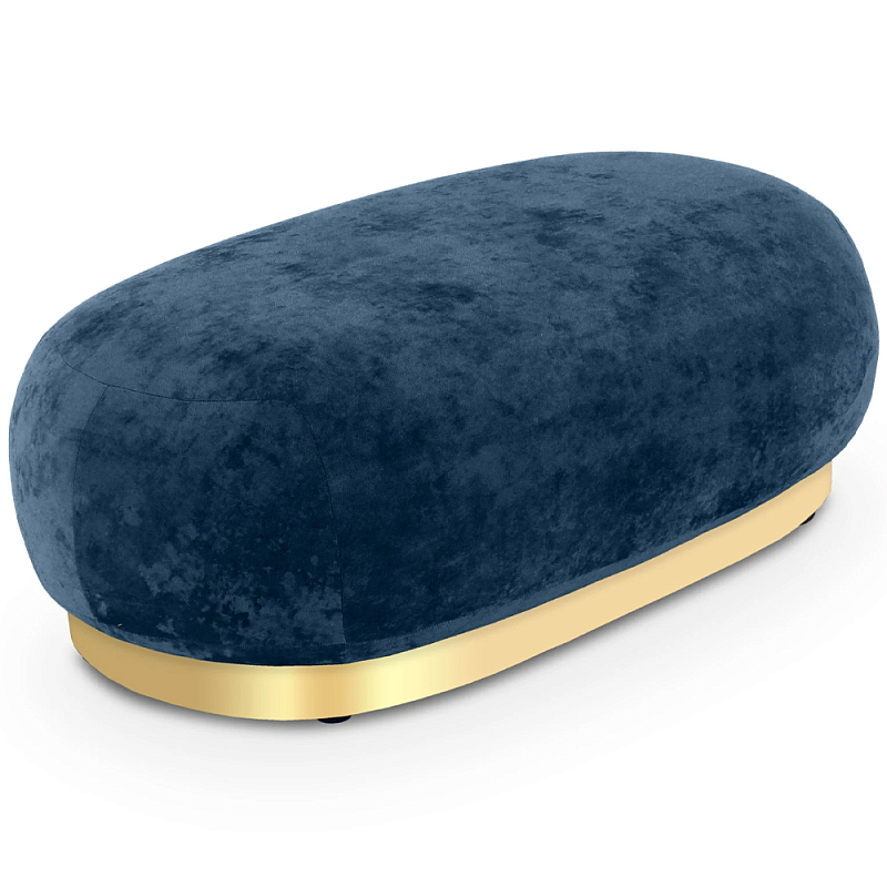 Длинный овальный пуф Ambrose Soft Oval Pouf Мульти в Костроме | Loft Concept 
