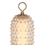 Настольная лампа с факутрным стеклянным плафоном Sonora варинант исполнения - 3 | Loft Concept в Костроме