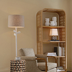 Настольная лампа с фигурным узором и трапециевидным абажуром Сonundrum варинант исполнения - 5 | Loft Concept в Костроме