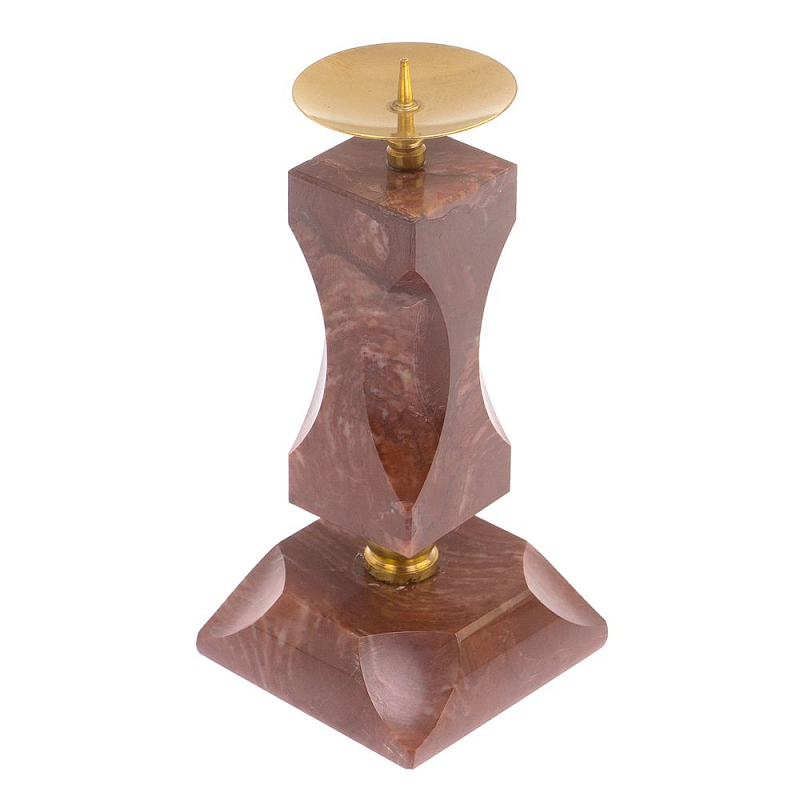 Подсвечник фигурный из натурального камня лемезит Stone Candlestick Лемезит Золотой Подсвечник фигурный из натурального камня лемезит Stone Candlestick Лемезит Золотой в Костроме | Loft Concept