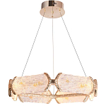 Люстра кольцевая с текстурным природным рисунком IceFlame варинант исполнения - 6 | Loft Concept в Костроме