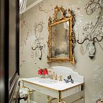 Обои ручная роспись Silk Tree Special Colourway on grey painted Xuan paper варинант исполнения - 2 | Loft Concept в Костроме