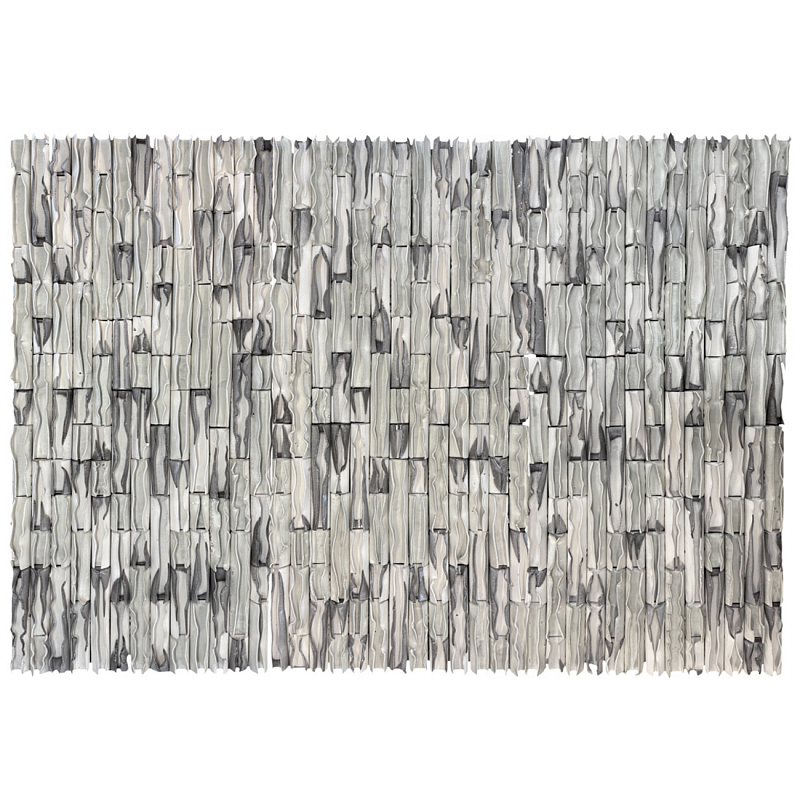 Объемное фактурное панно Metropolis in shades of grey Серый бетон в Костроме | Loft Concept 