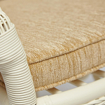 Комплект обеденный из ротанга Eloise grand white варинант исполнения - 12 | Loft Concept в Костроме