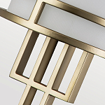 Бра с геометрическим каркасом и матовым белым цилиндрическим плафоном Feiss варинант исполнения - 3 | Loft Concept в Костроме