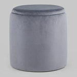 Пуф Alice Poof Grey Серый велюр варинант исполнения - 5 | Loft Concept в Костроме