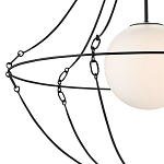 Подвесной светильник из тонких прутьев в форме колокола Forged Thin Rods варинант исполнения - 2 | Loft Concept в Костроме