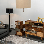 Тумба необычной формы с выдвижными ящиками Shift варинант исполнения - 4 | Loft Concept в Костроме