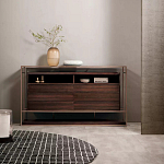 Дизайнерский комод в металлическом каркасе Valerian варинант исполнения - 2 | Loft Concept в Костроме