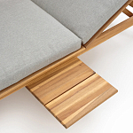 Садовый диван-трансофрмер Kate серый варинант исполнения - 3 | Loft Concept в Костроме