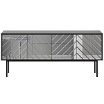 Длинная тумба с зеркальным декором Serena варинант исполнения - 12 | Loft Concept в Костроме