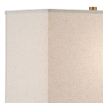 Настольная лампа с корпусом в форме кольца и прямоугольным абажуром French Ring варинант исполнения - 2 | Loft Concept в Костроме