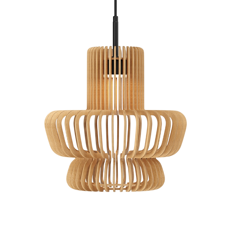 Подвесной светильник Namiki 14Вт 2700-4000К Черный Древесина в Костроме | Loft Concept 