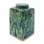 Ваза с малахитовым узором MALACHITE варинант исполнения - 2 | Loft Concept в Костроме