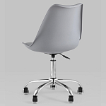 Офисный стул на металлическом основании EGGERY Grey пластик варинант исполнения - 4 | Loft Concept в Костроме