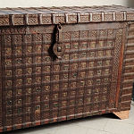Большой Этнический сундук с металлическим декором  варинант исполнения - 2 | Loft Concept в Костроме