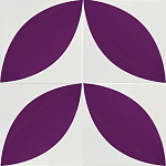 Дизайнерская плитка с узором Лепесток варинант исполнения - 1 | Loft Concept в Костроме