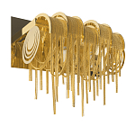 Бра с металлическими дугами и цепочками 33 см Atlantis Chain варинант исполнения - 7 | Loft Concept в Костроме