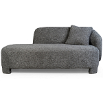 Кушетка серая с обивкой букле Thalia Grey Boucle Sofa варинант исполнения - 1 | Loft Concept в Костроме