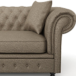 Мебельная ткань Шенилл коричневый цвет 138 см T4-21 варинант исполнения - 7 | Loft Concept в Костроме