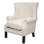 Кресло Charlie Armchair beige flax варинант исполнения - 3 | Loft Concept в Костроме