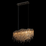 Люстра подвесная с металлическими цепочками и изогнутыми металлическими дугами 72 см Atlantis Chain варинант исполнения - 5 | Loft Concept в Костроме